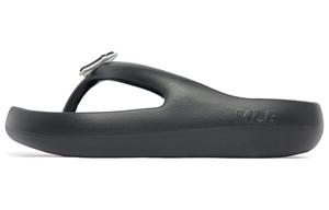 Шлепанцы-тапочки унисекс черные Mlb