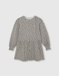 Белое платье для девочки с цветочками Gocco, белый