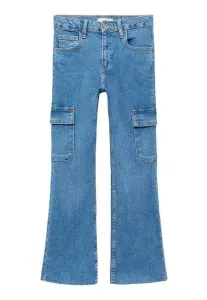 Детские расклешенные джинсы Mango Kids, Blue