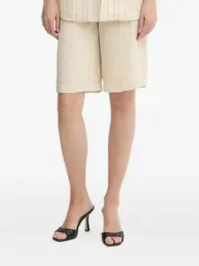 Шорты в тонкую полоску Armani Exchange, нейтральный