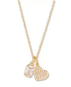 Ожерелье с камнем в форме сердца Аделины Brook & York, april