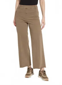 Джинсы Erin с высокой талией и широкими штанинами, цвет хаки Lysse