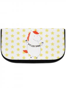 Косметичка Mr & Mrs Panda Einhorn Dankeschön ohne Spruch, белый