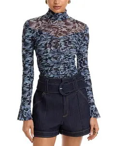 Графический комедийный топ Люси Cinq À Sept, синий