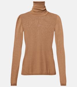 Водолазка Saluto из натуральной шерсти Max Mara, Cammello