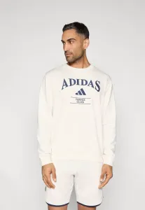 Свитшот heritage с графическим принтом на теннисную тематику Adidas Performance, Chalk White/Dark Blue