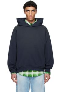 Черная толстовка с логотипом Acne Studios