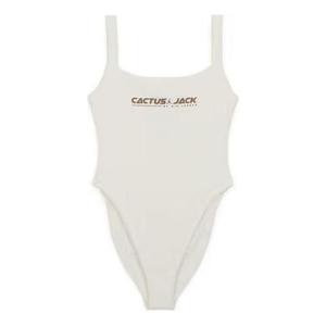 (WMNS) Боди Air Jordan x Travis Scott, азиатский размер 'Sail'