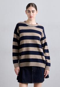 Джемпер Paul Smith WOMENS CREW NECK, Dark Natural/Blu Carlo/White/Beige