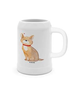 Пивная кружка, собака, счастливая без слов, в белом Mr. & Mrs. Panda