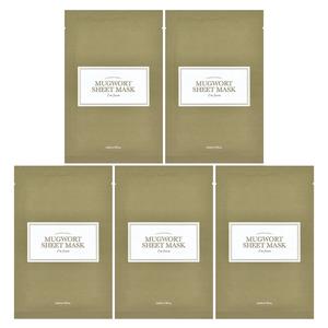 I'm From, Mugwork, тканевая маска, 5 шт., по 23 мл (0,77 жидк. унции)