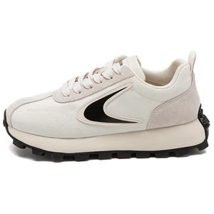 Низкие повседневные туфли женские AGSDON, Beige Black