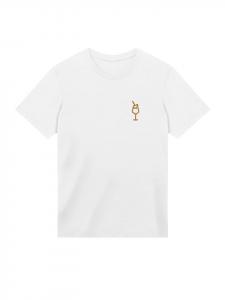 Футболка Orange Spritz с белой вышивкой F4NT4STIC