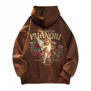 Толстовка Unisex Hooded Moderate Heavyweight HUANQIU, coffee
