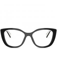 Prada Eyewear очки в оправе 'кошачий глаз', черный