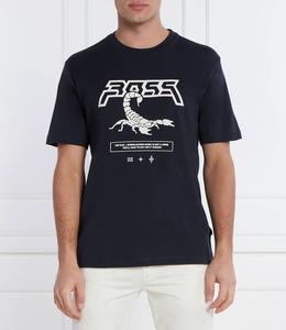 Футболка BOSS ORANGE Regular Fit, темно-синий