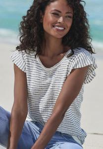 Футболка с принтом RUNDHALS Vivance, синий