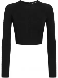 Футболка с вырезом Dolce & Gabbana, черный