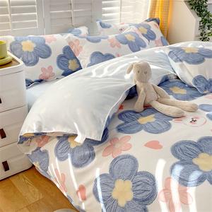 FUANNA Комплект постельного белья, 220x240 см, наволочка 48x74 см, пододеяльник, простыня, цвет AB Dreamy Childhood Moments