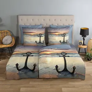 Постельное белье Dream Sleep Anchor Multi 155x220 см + 80x80 см Traumschlaf
