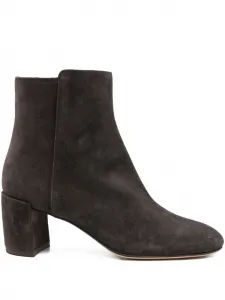 Сапоги на блочном каблуке Agl, серый