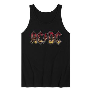 Мужская майка с логотипом ACDC Licensed Character, черный