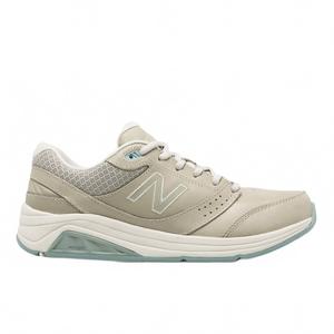 New Balance Женские кожаные прогулочные туфли 928V3 серо-белого цвета