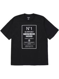 Футболка с графическим принтом Neighborhood, черный