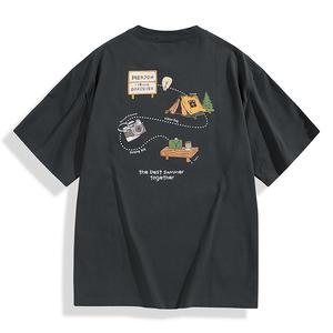 Футболка мужская Crew Neck PEACEBIRD MEN, серый, batch 1