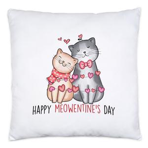 Подушка ко Дню Меовентина с наполнителем ко Дню святого Валентина, владельцу кошки, поклонникам кошек, идея подарка для влюбленной пары Hey!Print