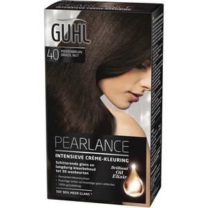 Guhl Pearlance Интенсивная крем-краска для волос 40 Средне-коричневый Бразильский орех