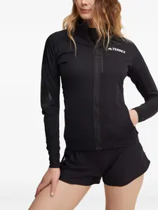 Куртка с панельным дизайном на молнии adidas, черный