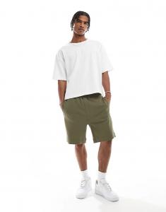 Спортивные шорты BOSS Orange зеленого цвета