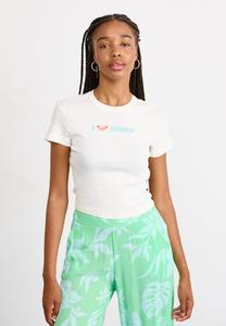 Футболка с принтом BEACH LOVE Roxy, кремовый