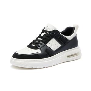 Кеды мужские, обувь для скейтбординга низкая черный/белый Seven