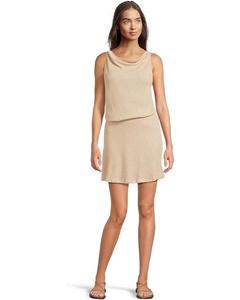 Пляжное платье BECCA Gilded Cowl Neck Dress, золотой