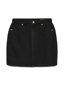 Юбка до колена Vero Moda, черный деним