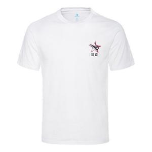Футболка men's pattern sports short sleeve white Converse, белый