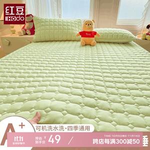 Red Bean Home Textiles Наматрасник 90х200 см, цвет Bean Green, гипоаллергенный, влагозащитный