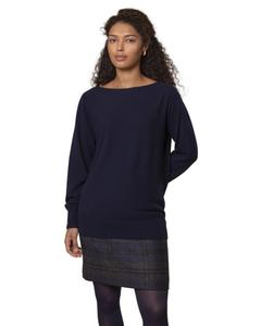 Женский свитер Geelong с вырезом-лодочкой Celtic & Co, Dark navy