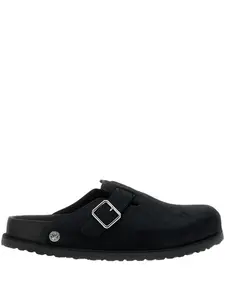 Мюли с ремешком и пряжкой Birkenstock, черный