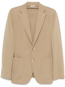 Пиджак с брошью Manuel Ritz, нейтральный