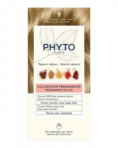 Постоянный цвет color Phyto, Rubio Muy Claro 9