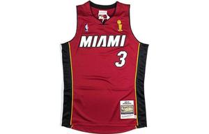 Майка 'NBA Miami Heat 2005 Dwyane Wade' альтернативная финальная Mitchell & Ness, красная