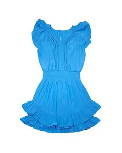 Рамми Брук Бесшовное мини-платье Ramy Brook, синий