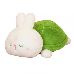 Fox fairy Розовый милый черепашка кролик, маленький кролик черепаха, тканевая кукла плюшевая кукла 50см длина