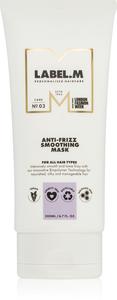 Маска для разглаживания вьющихся волос Anti-Frizz Label.M, 200 мл