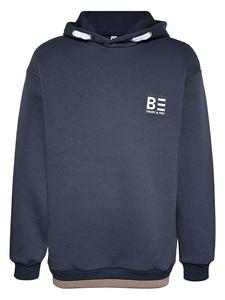 Темно-синяя толстовка с капюшоном Blue Effect