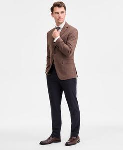 Мужской спортивный пиджак приталенного кроя из однотонной ткани Techni-Cole Kenneth Cole Reaction, Light Brown