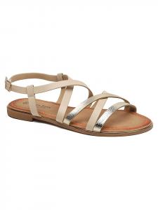 Классические сандалии Sixth Sens, бежевый/золотой